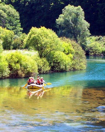 Rafting na Uni